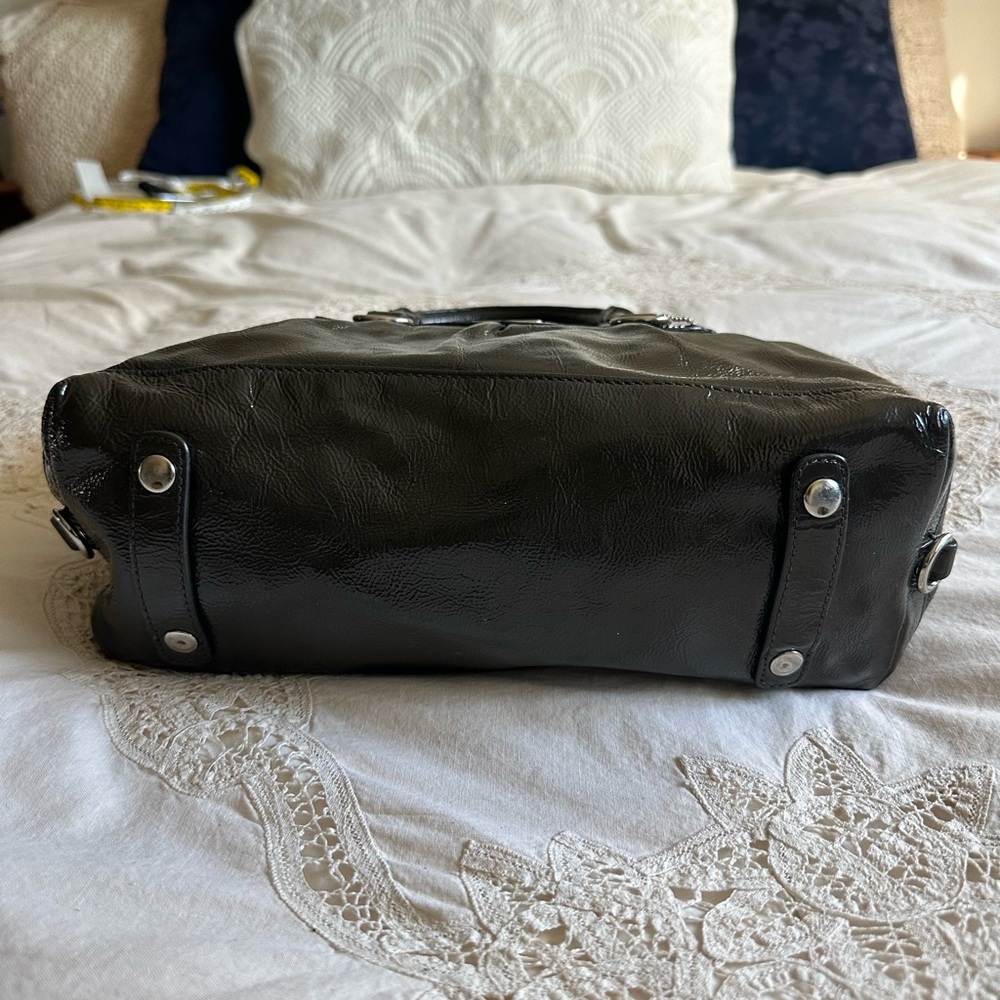 ❤️COACH Madison Sabrina Olive Green Patent Leather, CO969-14178- - Picture 4 of 10